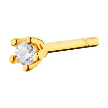 Náušnice Zlatá kusová náušnice - K-603.06