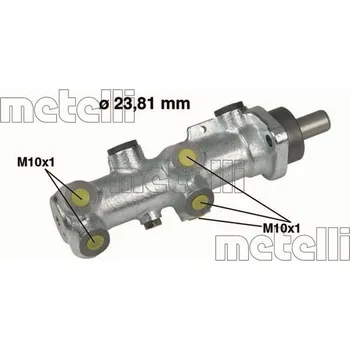 Brzdový systém Hlavní brzdový válec METELLI 05-0240