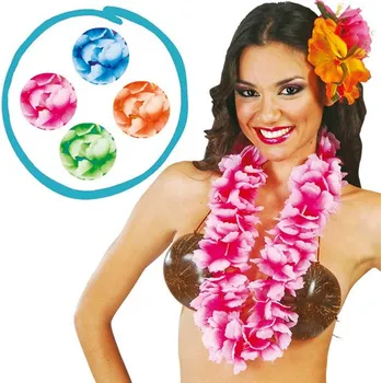 Karnevalový doplněk Fiestas Guirca Havajský věnec - mix D