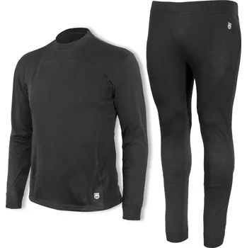 Pánské termo spodní prádlo Spodní prádlo MERINO černé - 3XL 62 0254110060