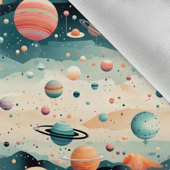 Softshell zimní barevný vesmír