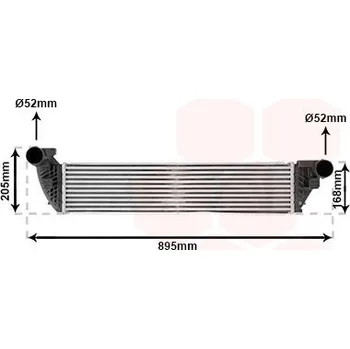 Motor automobilu Chladič turba VAN WEZEL 43004397