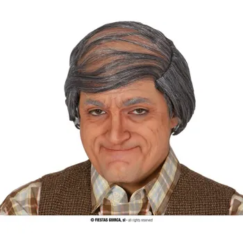 Karnevalová paruka Fiestas Guirca Pleš s přehazovačkou