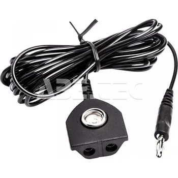 ESD Zemnicí kabel, 2 x banánková zdířka/banánek, 1MΩ rezistor, 23125 - 101005794
