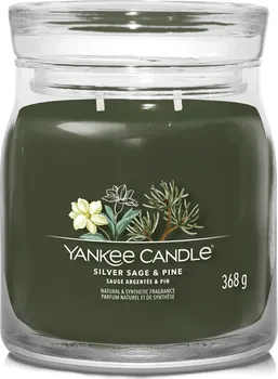 Svíčka Yankee Candle Signature Silver Sage & Pine