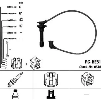 Zapalovací kabel Sada kabelů pro zapalování NGK 8518