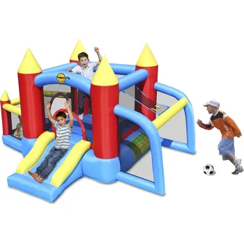 Skákací hrad Happy Hop Skákací hrad Fotbal s fotbalovou bránou, skákací plochou a hracím místem