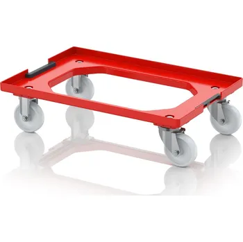 paleta Přepravní vozík Kompakt s propojovacím systémem a polyamidovými koly 61,6 x 41,6 x 17,2 cm - Dopravní červená - Dopravní červená - materiál: ABS - RO V 64 PAX BO-3020
