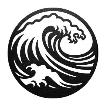 Samolepící dekorace SAMOLEPKA Krajina moře 002 pravá motiv vlny (63 - škrábaný kov černý) NA AUTO, NÁLEPKA, FÓLIE, POLEP, TUNING, VLASTNÍ TEXT, TISK, AUTOSAMOLEPKY.cz, POLEPY, OBRÁZEK, LOGO, SAMOLEPKY