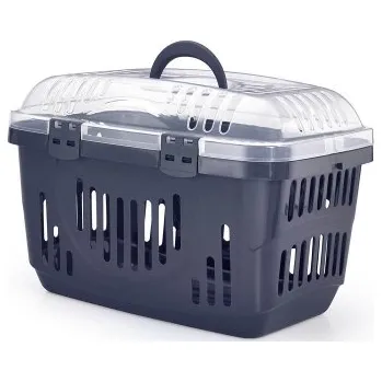 přepravka pro zvíře Přepravka Rocket Transparent, 49x33x33cm