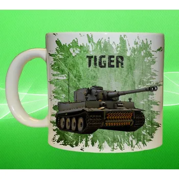 hrnek s tankem TIGER I 150ml (army hrnek vojenský hrneček)