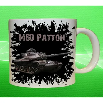 hrnek s tankem M60 Patton III 330ml (army hrnek vojenský hrneček)
