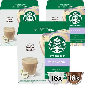 Nealkoholický nápoj Kávové kapsle STARBUCKS White Mocha by NESCAFÉ Dolce Gusto - 36 kapslí (18 porcí)
