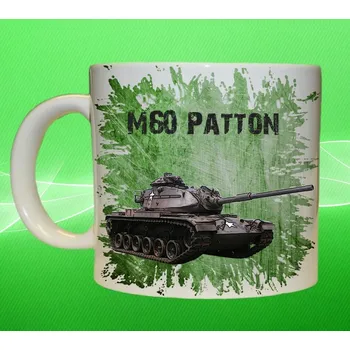 hrnek s tankem M60 Patton II 150ml (army hrnek vojenský hrneček)