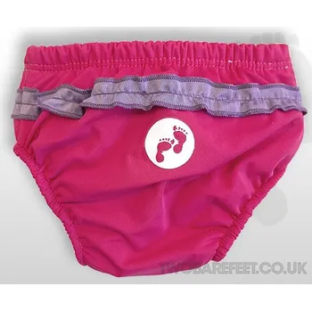 Kojenecké plavky Kojenecké plavky Two Bare Feet malinové, Velikosti L 18-24 měsíců