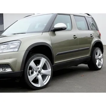 Tuning Lemy blatníků, ABS černý lesklý "klavírlak" - Škoda Yeti Outdoor Facelift (Lemy blatníků pro Škoda Yeti Outdoor Facelift od r.v. 2013)