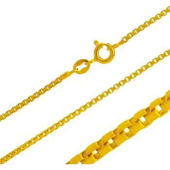 Řetízek Argento 15333 Pozlacený stříbrný řetízek - vzor Maglina, tloušťka 1,5 mm | Délka: 60cm