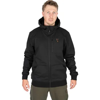 Rybářské oblečení FOX Bunda COLLECTION SOFT SHELL JACKET BLACK & ORANGE
