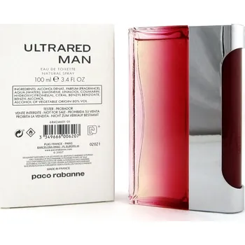 Pánský parfém Paco Rabanne Ultrared Man Toaletní voda EDT - Tester, 100 ml, pánske