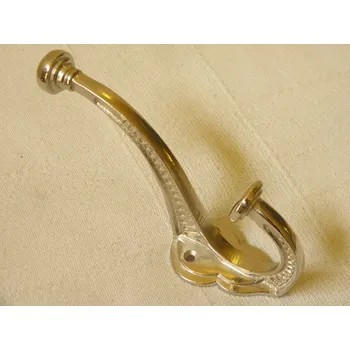 Věšák KOVOVÝ NÁSTĚNNÝ VĚŠÁK - CHROM 16 cm