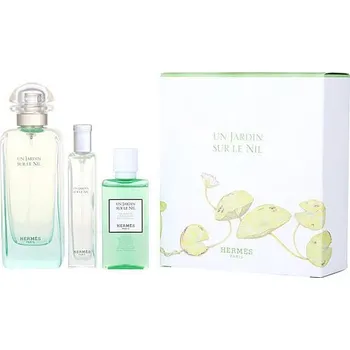 Kosmetická sada Hermes Un Jardin Sur Le Nil Dárková sada, Toaletní voda EDT 100ml +Toaletní voda EDT 15ml + sprchový gel 40ml