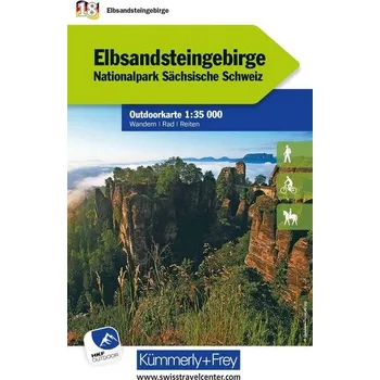 Elbsandsteingebirge Nr. 18 Outdoorkarte Deutschland 1:35 000