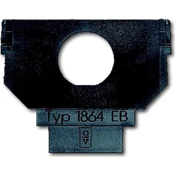 Elektrická zásuvka Maska nosná ABB 2CKA001764A0158, černá, 1x vestavná zásuvka Twinax