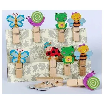 Dětské zboží Klamerki ozdobne Shapes 06 - Łąka motyle