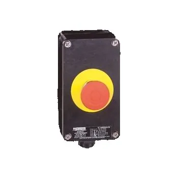 Rozvaděč XAWF178EX Ovl. skříň, XAW-F, kov, 1V+1V, červená, nouzové zastav., Schneider Electric