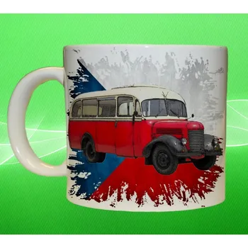 hrnek s autobusem Praga RND 75ml