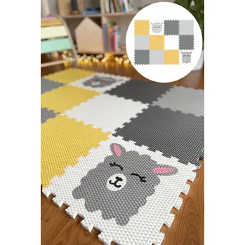 Minideckfloor podlaha 12 dílů - beránek a lama 230197