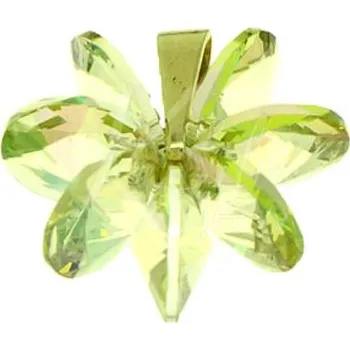 Přívěsek Argento 83504 Pozlacený stříbrný přívěsek - květ života, kvítek, křišťály Swarovski