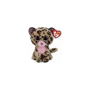 plyšák Beanie Boos Livvie - różowy leopard 24 cm