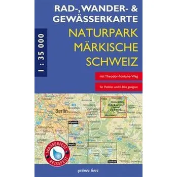 Rad-, Wander- und Gewässerkarte Naturpark Märkische Schweiz