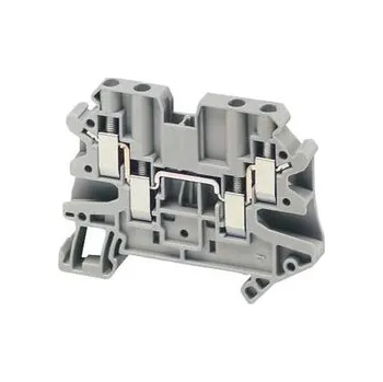 Elektroinstalační materiál NSYTRV44 Linergy šroubová svorka, 4 body, 4mm2 šedá, Schneider Electric