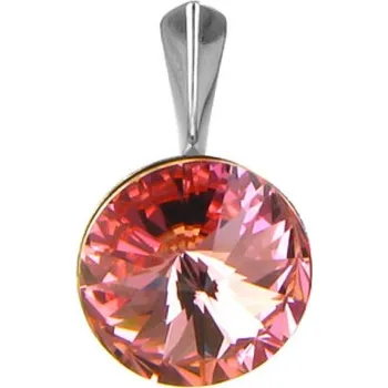 Přívěsek Argento 83348 Stříbrný přívěsek - kulatý křišťál Swarovski