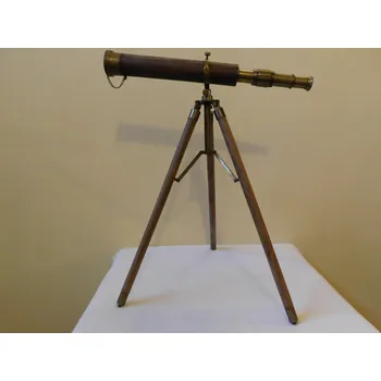 Teleskopický dalekohled MOSAZNÝ LODNÍ DALEKOHLED - OPTIKA SKLO - STATIV 1