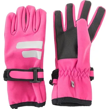 Rukavice Pidilidi rukavice dívčí softshellové prstové, Pidilidi, PD1126-03, růžová Velikost: 7/9let, SizeAge: 7/9let