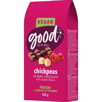 Dr. Max Protein Snack Chickpeas cizrna v hořké čokoládě 100 g