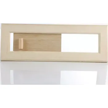 ELIGA posuvná ventilace do sauny obdelníkového tvaru s regulací průtoku vzduchu - ELI-POSUVENTILACE-85701