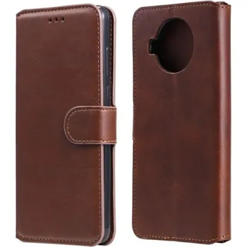 Pouzdro na mobilní telefon TT-TopTechnology Kožené pouzdro Xiaomi Mi 10T Lite ( 5G ) hnědé, brown, řada CLASSIC magnetic