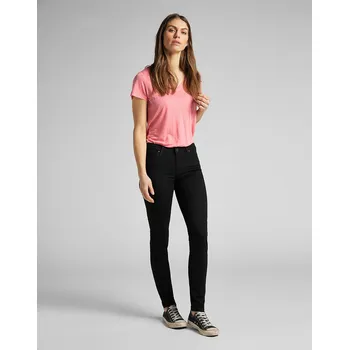 Dámské džíny Dámské jeans LEE Scarlett Black Rinse L526FS47 Velikost: W34 / L33