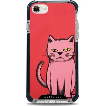 Pouzdro na mobilní telefon Odolný obal Mobiwear MagSafe Elite Bumper - Apple iPhone 7 / 8 / SE 2020 / SE 2022 - D026D Kocourek (Odolný kryt, pouzdro, obal Mobiwear Elite Bumper na mobil Apple iPhone 7 / 8 / SE 2020 / SE 2022 - D026D Kocourek, materiál Plast + TPU silikon + kov -)