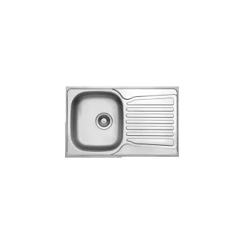 Nerezový dřez Strongsinks s1 dřez nisa, nerez satén 780x480 s odkapem, horní montáž