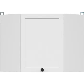 Kuchyňská linka JAMISON, skříňka horní rohová, bílá + vyzvednutí ZDARMA