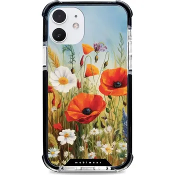 Pouzdro na mobilní telefon Odolný obal Mobiwear MagSafe Elite Bumper - Apple iPhone 12 - D010D Letní louka (Odolný kryt, pouzdro, obal Mobiwear Elite Bumper na mobil Apple iPhone 12 - D010D Letní louka, materiál Plast + TPU silikon + kov - zesílená ochrana telefonu, podpora MagSafe