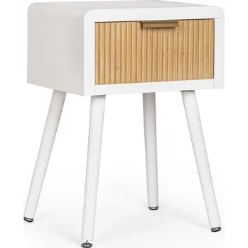 Noční stolek BIZZOTTO noční stolek CHARLEY bílý 57x40 cm 0748597