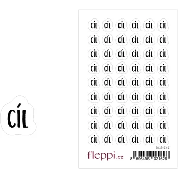 samolepka Fleppi Samolepky Cíl