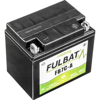 Motobaterie Gelová baterie / motobaterie FULBAT FB7C-A GEL, 12V, 8AH, 85A, rozměry 129 x 89 x 114 mm (inovativní gel technologie, z materiálu odolného proti vibracím)