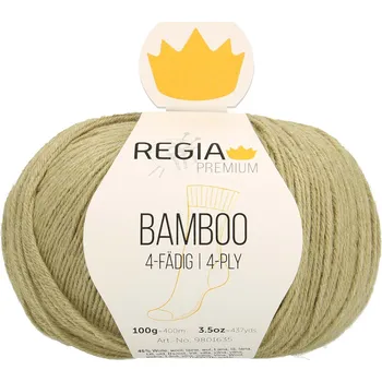 Příze Regia Premium Bamboo 70 Přírodní zelená (Schachenmayr Regia Premium Bamboo 70 Gras Green)